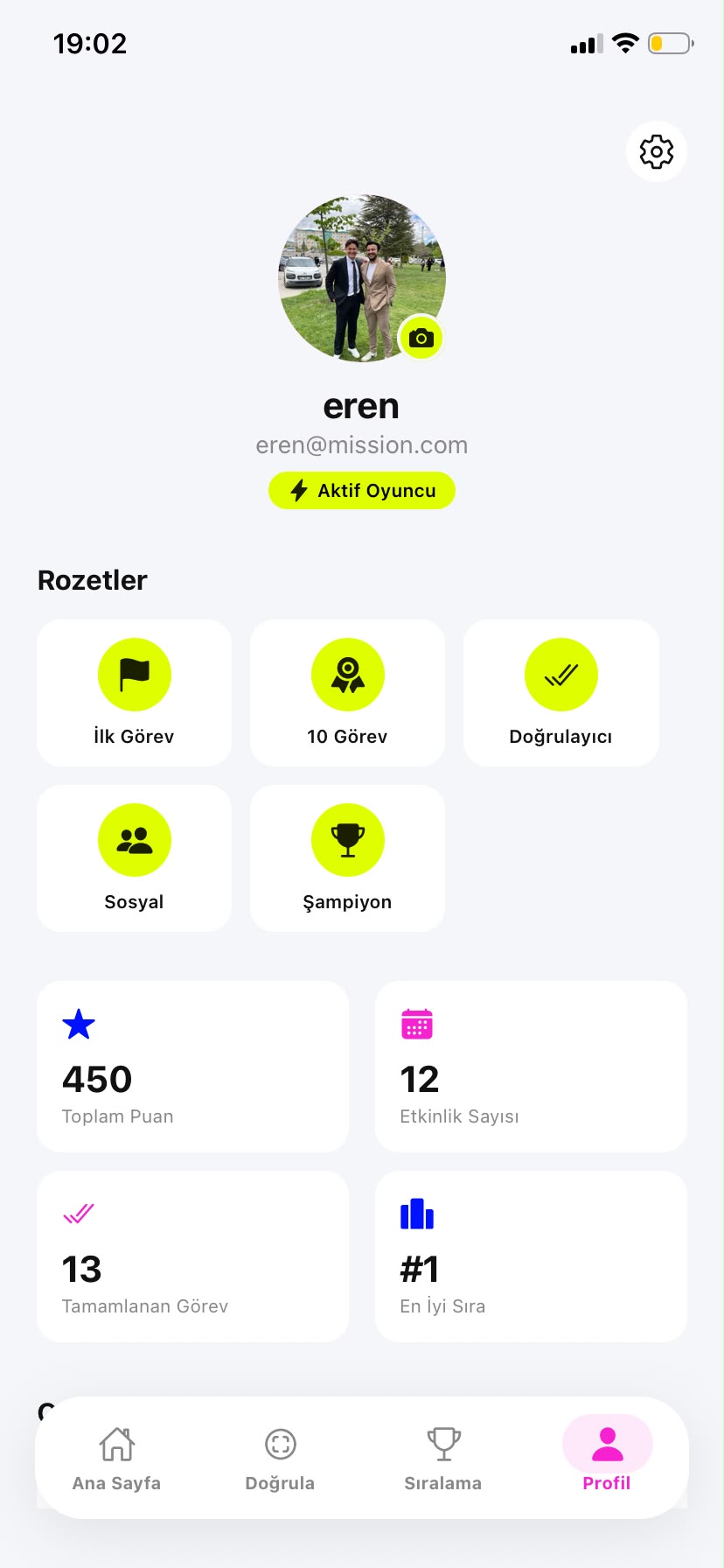 Socialvibe uygulama ekranı