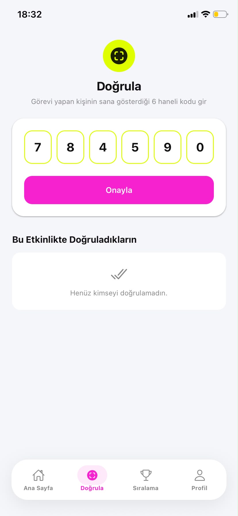 Socialvibe uygulama ekranı